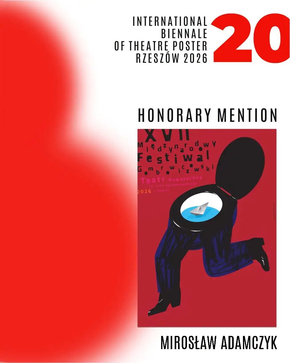 2026第20届热舒夫国际戏剧海报双年展获奖作品 · 作品图8