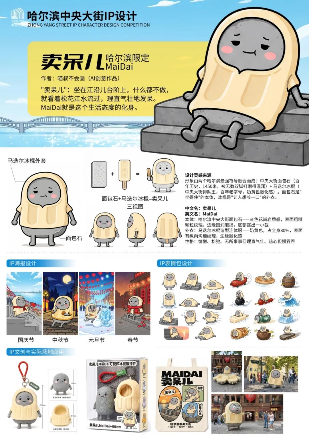 时光信使-哈尔滨中央大街IP设计竞赛获奖作品展播 · 作品图5