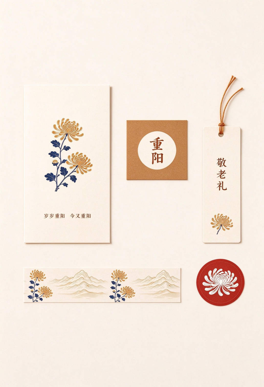 2026“华夏奖”文化艺术设计大赛 中华传统节日文化创意设计赛道【重阳节】主题入选作品(视觉艺术作品) · 作品图86