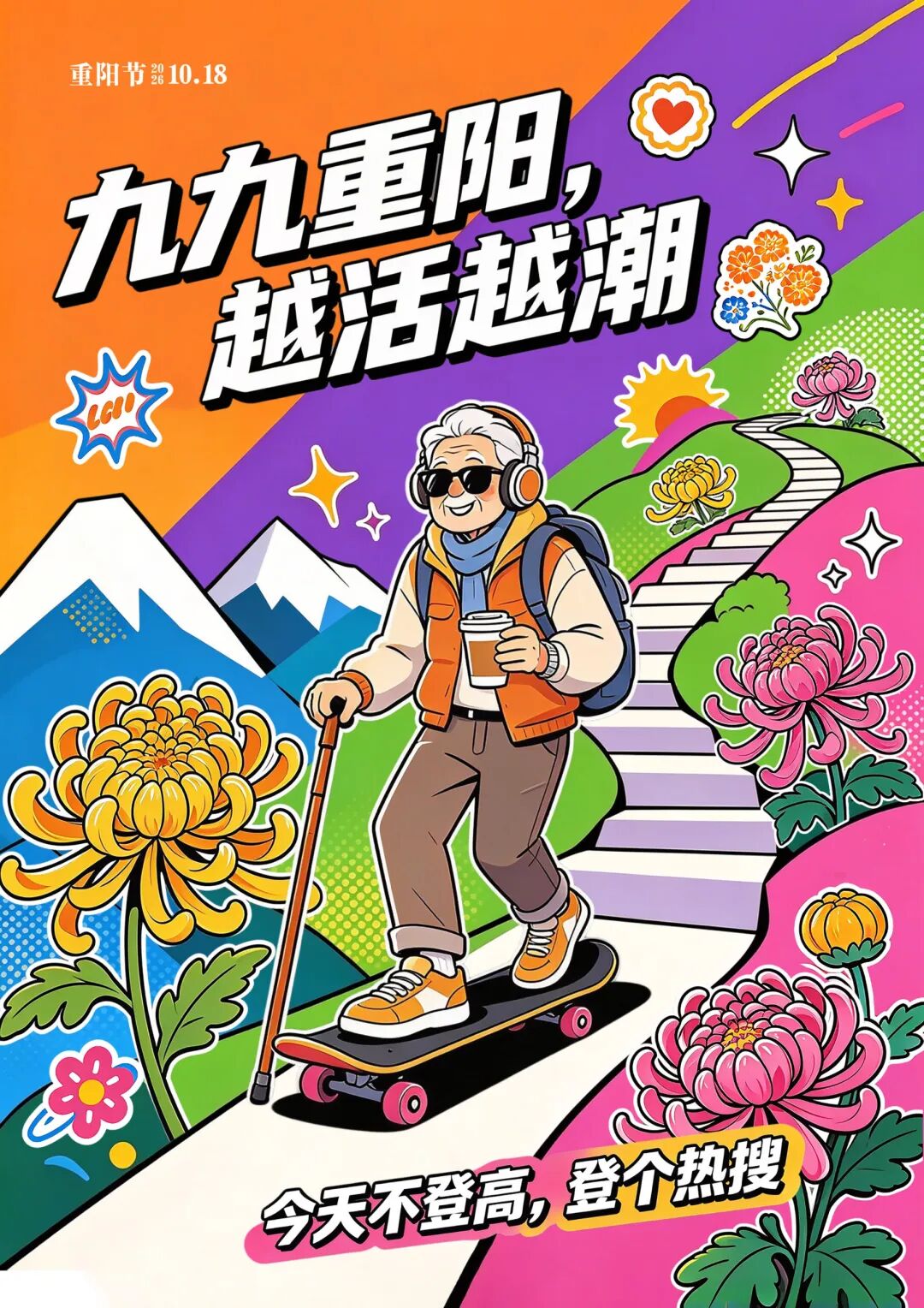 2026“华夏奖”文化艺术设计大赛 中华传统节日文化创意设计赛道【重阳节】主题入选作品(AI(人工智能)创意作品) · 作品图9