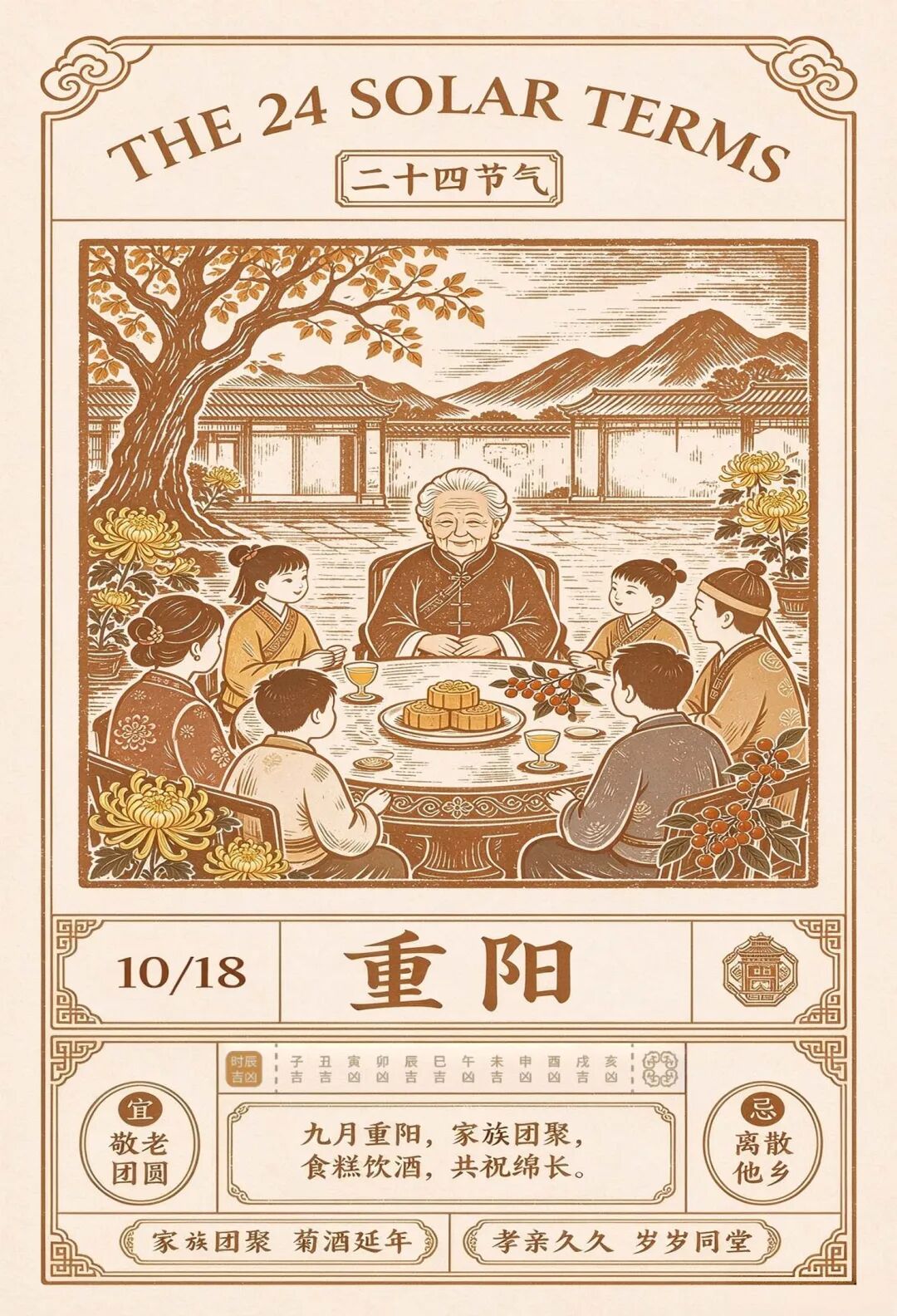 2026“华夏奖”文化艺术设计大赛 中华传统节日文化创意设计赛道【重阳节】主题入选作品(视觉艺术作品) · 作品图146