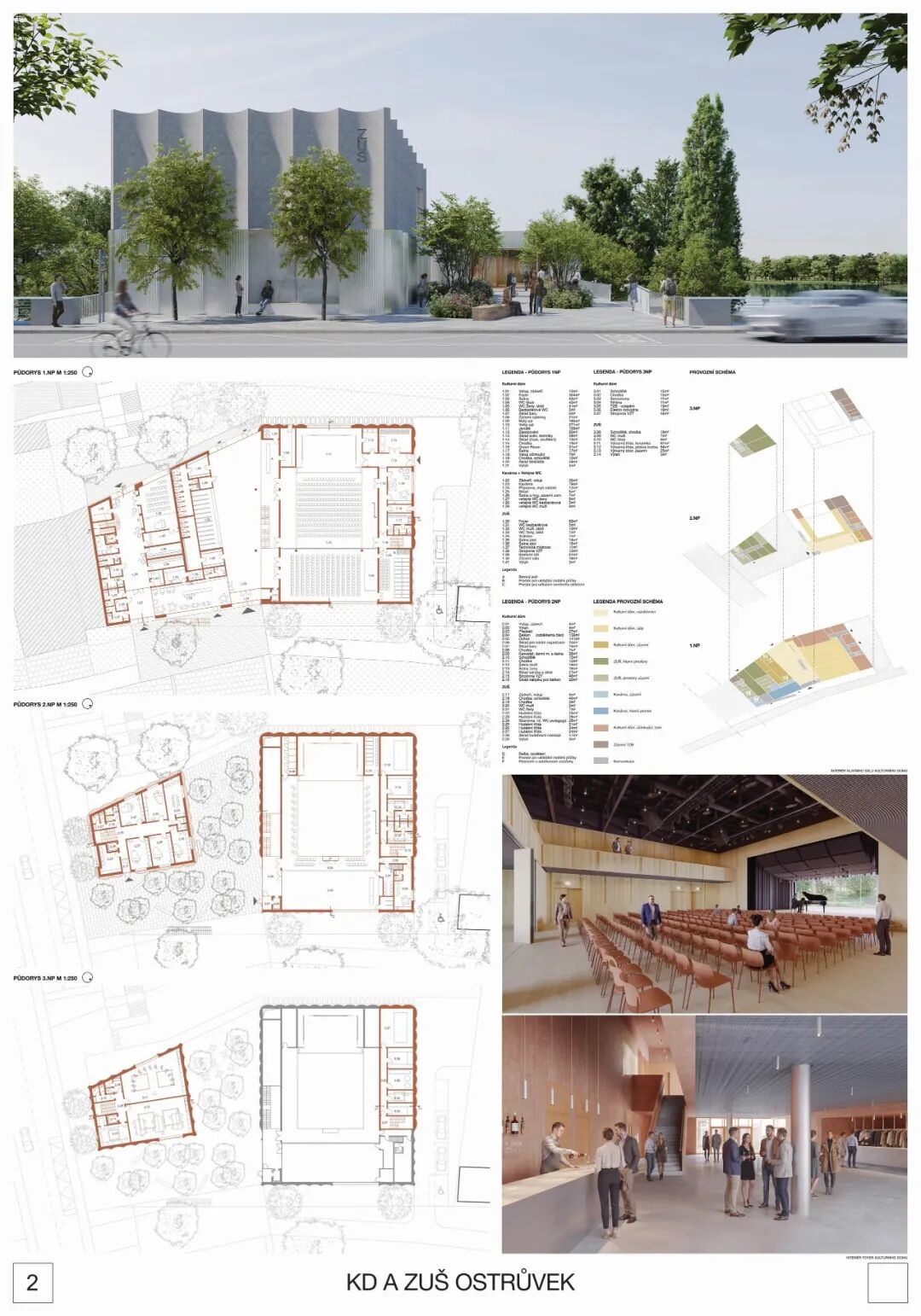 捷克布兰代斯-博莱斯拉夫文化中心设计竞赛获奖作品 · 作品图13