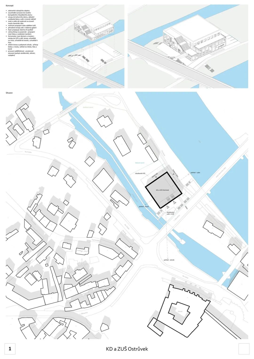 捷克布兰代斯-博莱斯拉夫文化中心设计竞赛获奖作品 · 作品图15