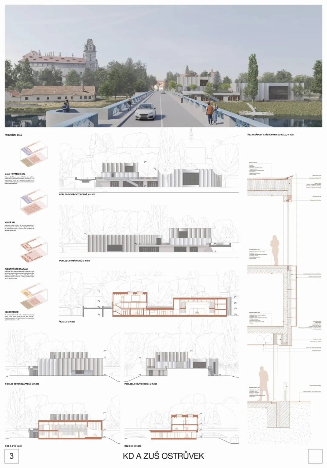捷克布兰代斯-博莱斯拉夫文化中心设计竞赛获奖作品 · 作品图14