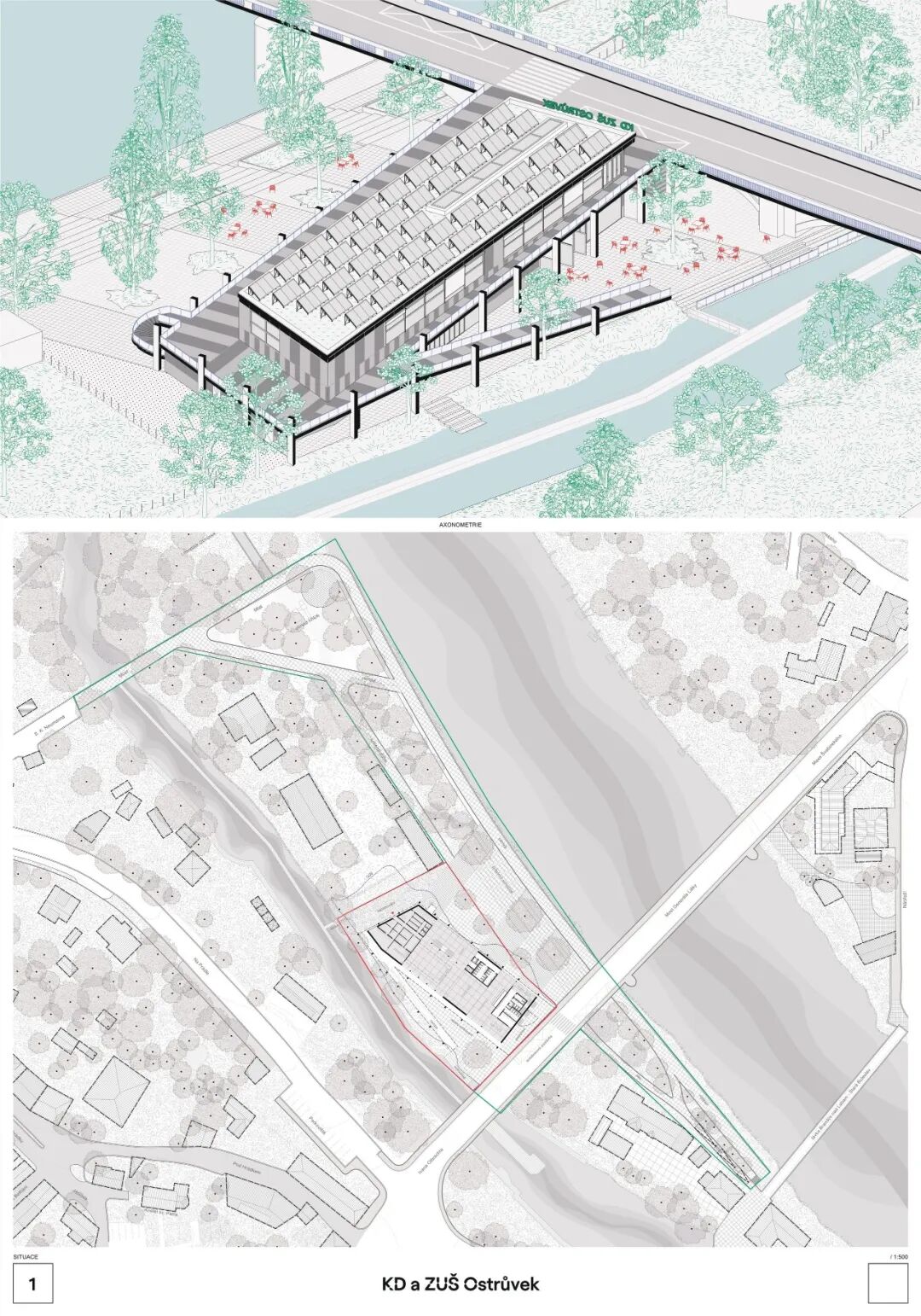 捷克布兰代斯-博莱斯拉夫文化中心设计竞赛获奖作品 · 作品图9
