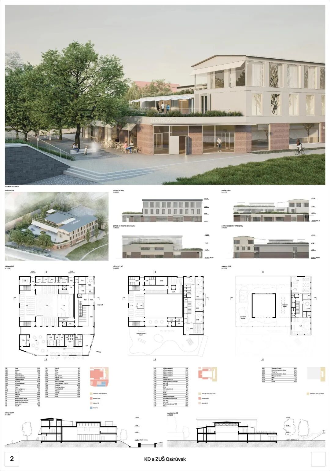 捷克布兰代斯-博莱斯拉夫文化中心设计竞赛获奖作品 · 作品图7