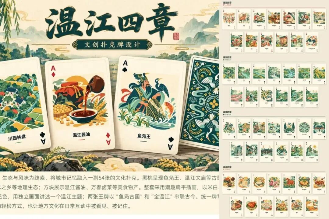 “一张可带走的温江城市名片”2026“温江礼物”创意设计大赛获奖作品 · 作品图7
