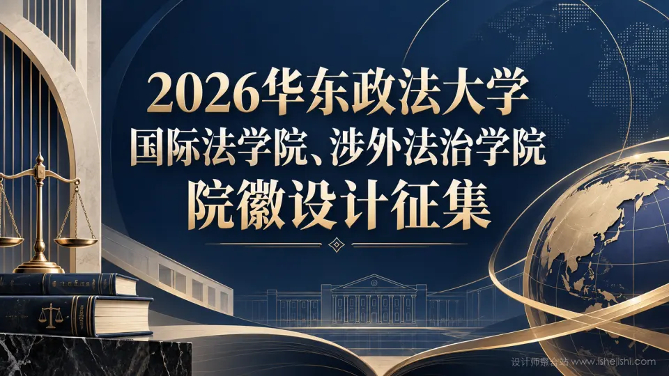 2026华东政法大学国际法学院、涉外法治学院院徽设计征集