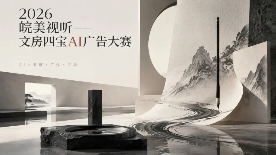 2026“皖美视听”文房四宝AI广告大赛