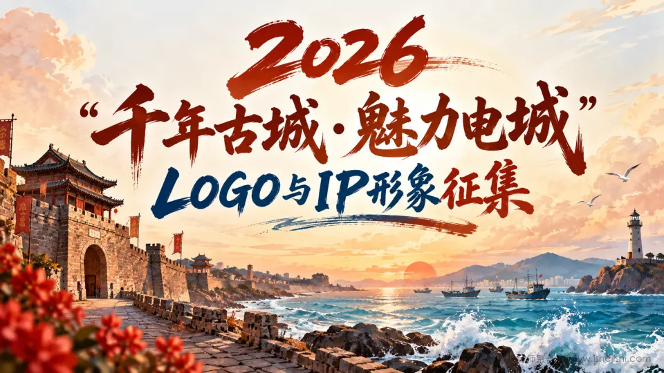 2026“千年古城·魅力电城”LOGO与IP形象征集