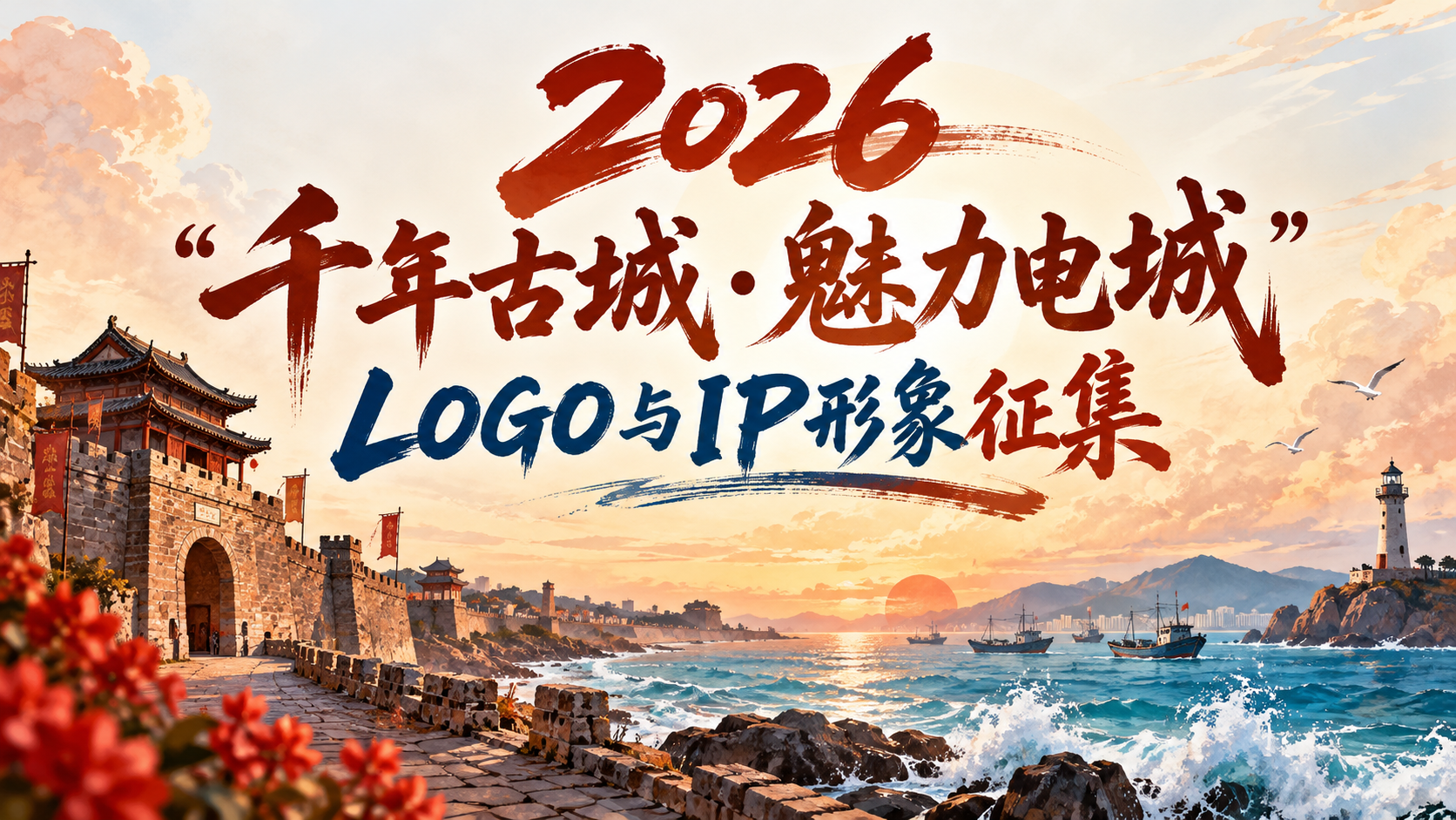 2026“千年古城·魅力电城”LOGO与IP形象征集