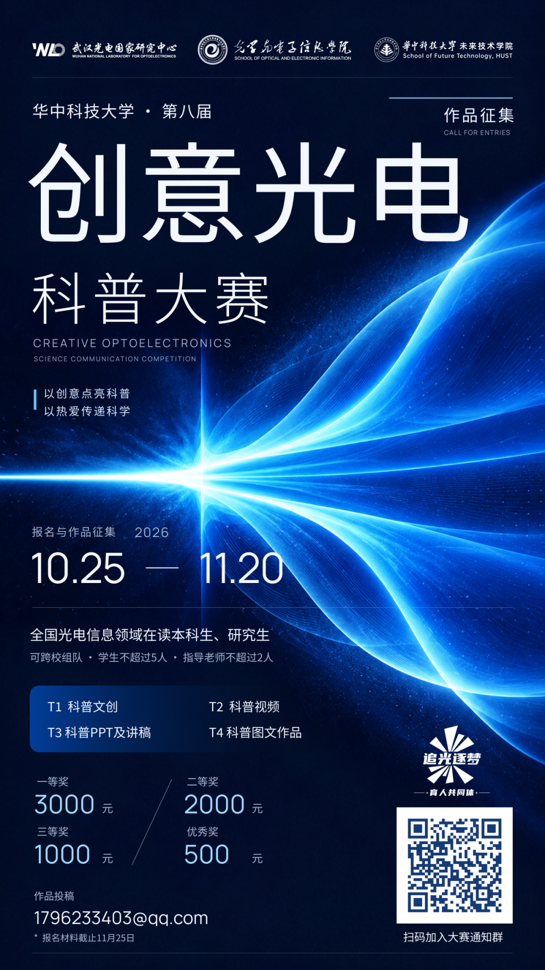 华中科技大学第八届“创意光电”科普大赛