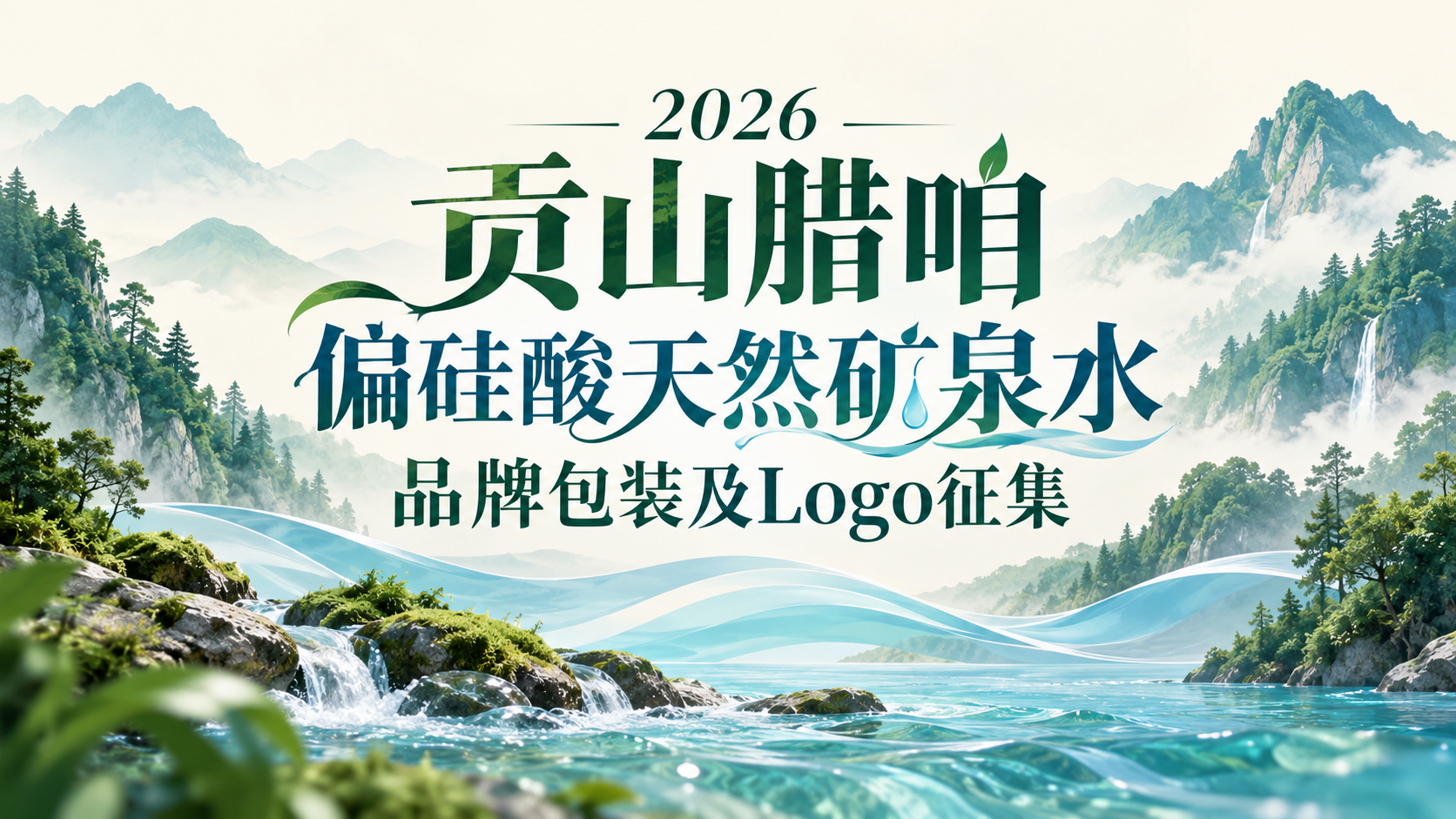 2026贡山腊咱偏硅酸天然矿泉水品牌包装及Logo征集