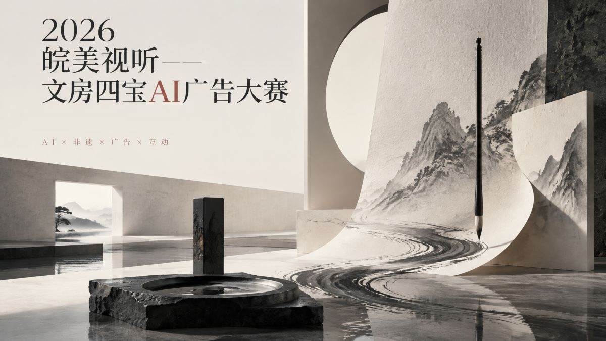 2026“皖美视听”文房四宝AI广告大赛