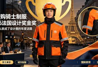 淘宝闪购骑士制服获2026法国设计奖金奖：外卖工服怎么就成了设计圈的年度话题